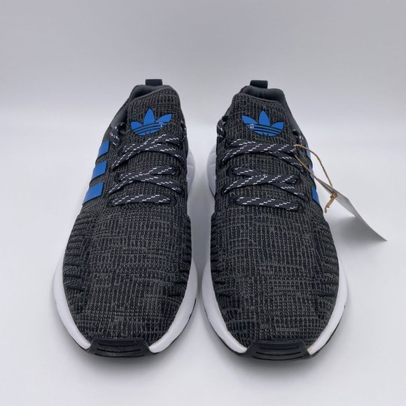 adidas Swift Run 22 Black / Blue Womens Shoes - Picture 3 of 8